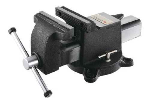 Morsa De Banco Con Yunque 3'' Guía De Acero Giratoria Vertex