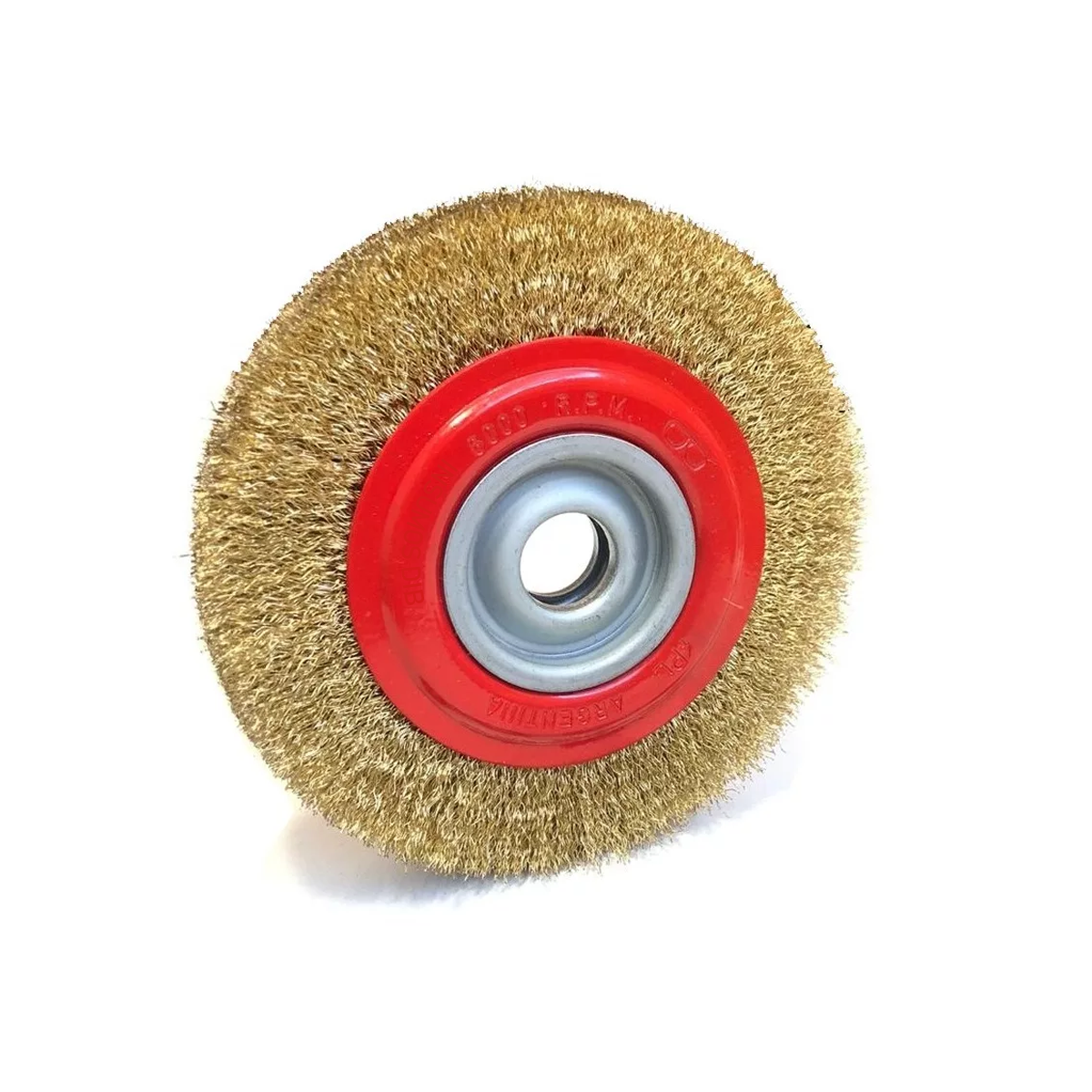 Cepillo Circular Fpl Ø 125 Rizado Latonado Amoladora Banco