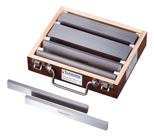 Juego Set De Paralelas De Precisión Vp-033 Vertex 8 Piezas